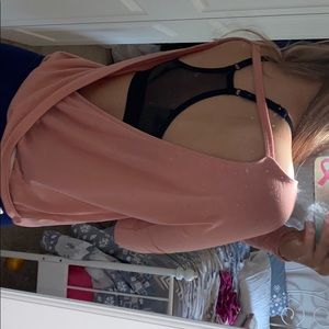 Open Back Wrap Long Sleeve